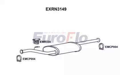 Амортизатор (EuroFlo: EXRN3149)