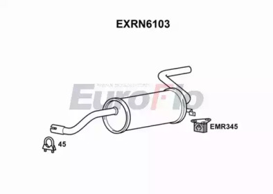 Амортизатор (EuroFlo: EXRN6103)