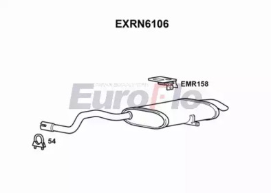 Амортизатор (EuroFlo: EXRN6106)