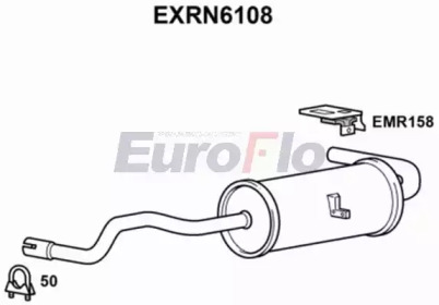 Амортизатор (EuroFlo: EXRN6108)