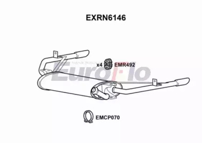 Амортизатор (EuroFlo: EXRN6146)