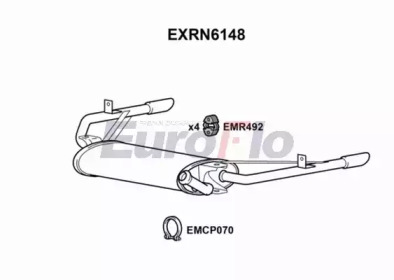 Амортизатор (EuroFlo: EXRN6148)