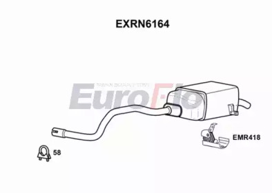 Амортизатор (EuroFlo: EXRN6164)