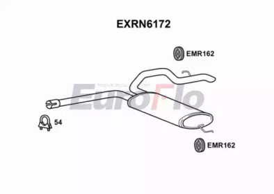 Амортизатор (EuroFlo: EXRN6172)