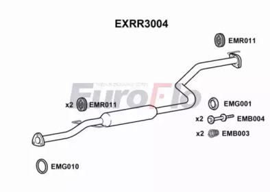 Амортизатор (EuroFlo: EXRR3004)