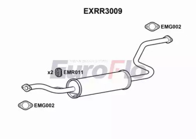 Амортизатор (EuroFlo: EXRR3009)