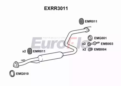 Амортизатор (EuroFlo: EXRR3011)