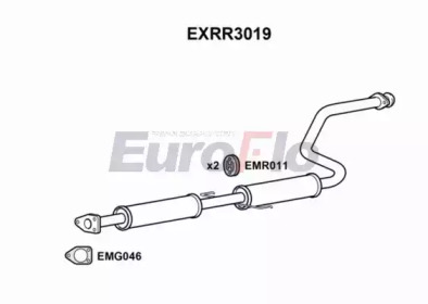 Амортизатор (EuroFlo: EXRR3019)