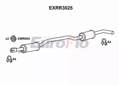 Амортизатор (EuroFlo: EXRR3025)