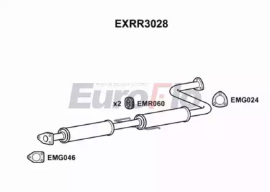 Амортизатор (EuroFlo: EXRR3028)