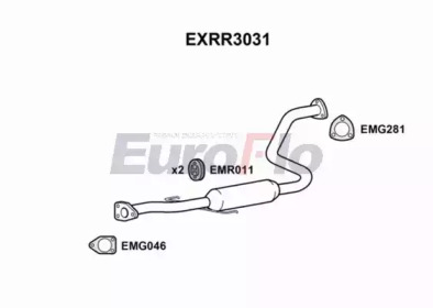 Амортизатор (EuroFlo: EXRR3031)