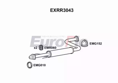 Амортизатор (EuroFlo: EXRR3043)