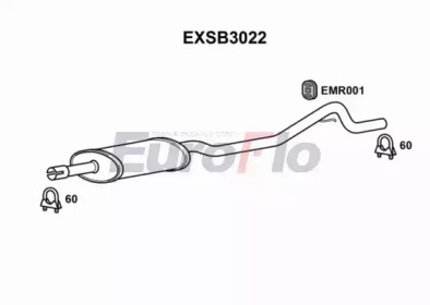 Амортизатор (EuroFlo: EXSB3022)