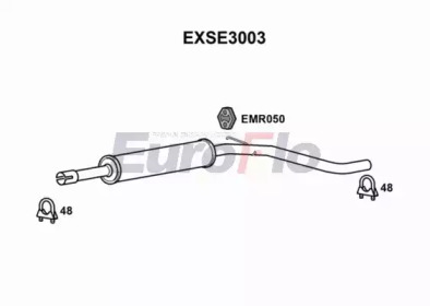 Амортизатор (EuroFlo: EXSE3003)