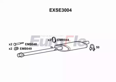 Амортизатор (EuroFlo: EXSE3004)