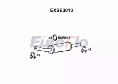 Амортизатор (EuroFlo: EXSE3013)