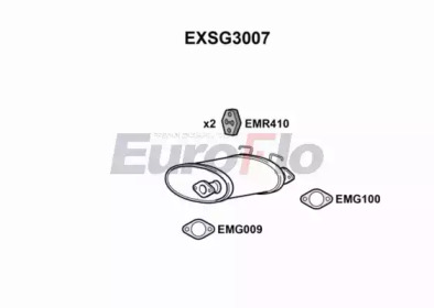 Амортизатор (EuroFlo: EXSG3007)