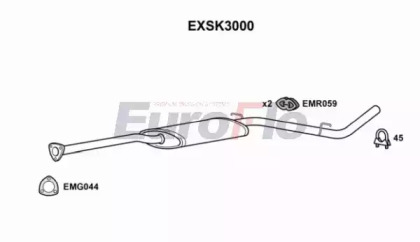 Амортизатор (EuroFlo: EXSK3000)