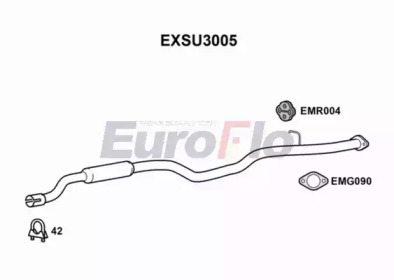 Амортизатор (EuroFlo: EXSU3005)