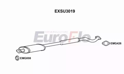 Амортизатор (EuroFlo: EXSU3019)