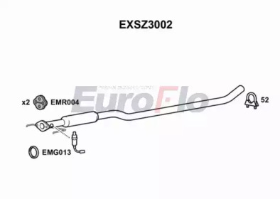 Амортизатор (EuroFlo: EXSZ3002)