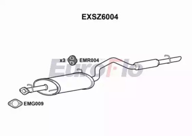 Амортизатор (EuroFlo: EXSZ6004)