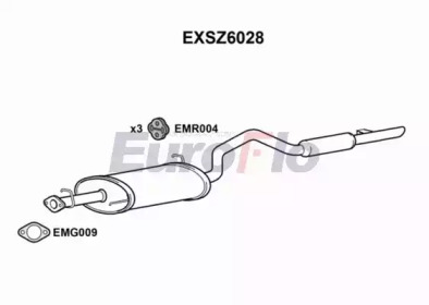 Амортизатор (EuroFlo: EXSZ6028)