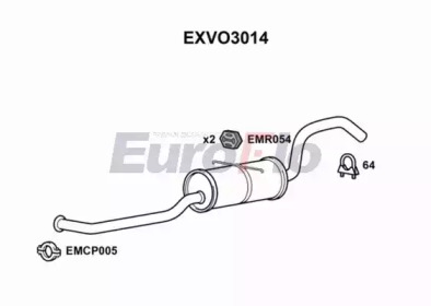 Амортизатор (EuroFlo: EXVO3014)