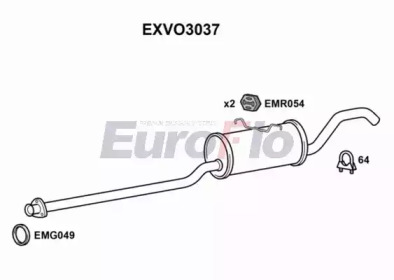 Амортизатор (EuroFlo: EXVO3037)