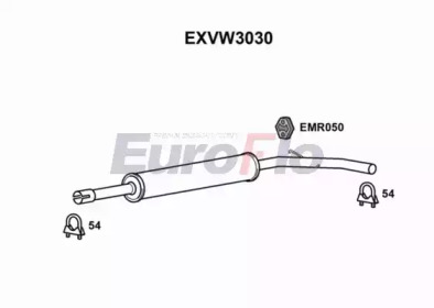 Амортизатор (EuroFlo: EXVW3030)