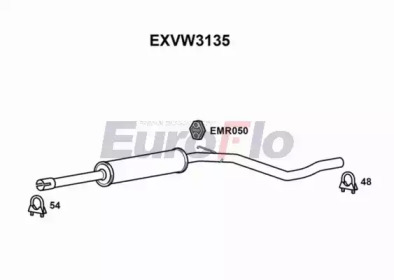 Амортизатор (EuroFlo: EXVW3135)