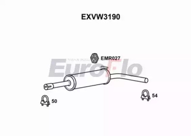 Амортизатор (EuroFlo: EXVW3190)