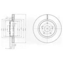 Тормозной диск (Dr!ve+: DP1010.11.0508)