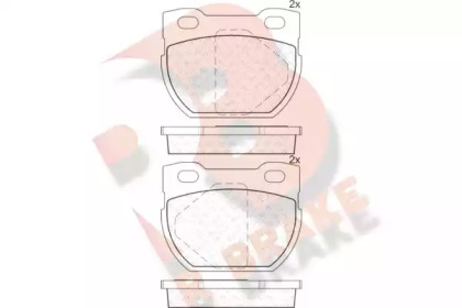 Комплект тормозных колодок (R BRAKE: RB1090-201)