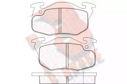 Комплект тормозных колодок (R BRAKE: RB1120)