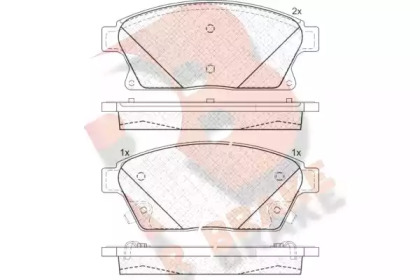 Комплект тормозных колодок (R BRAKE: RB1939)