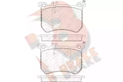 Комплект тормозных колодок (R BRAKE: RB2100)