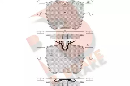 Комплект тормозных колодок (R BRAKE: RB2271)