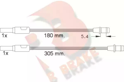 Контакт (R BRAKE: 610262RB)