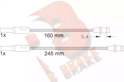 Контакт (R BRAKE: 610265RB)