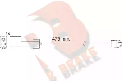 Контакт (R BRAKE: 610576RB)