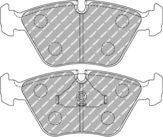 Комплект тормозных колодок (FERODO RACING: FCP779W)