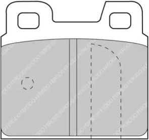 Комплект тормозных колодок (FERODO RACING: FCP93H)