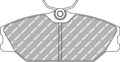 Комплект тормозных колодок (FERODO RACING: FCP406R)