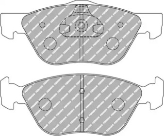 Комплект тормозных колодок (FERODO RACING: FCP1052H)