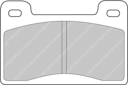 Комплект тормозных колодок (FERODO RACING: FCP461H)