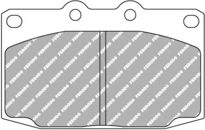 Комплект тормозных колодок (FERODO RACING: FCP483H)