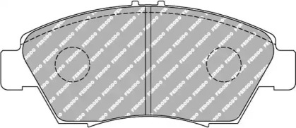 Комплект тормозных колодок (FERODO RACING: FCP776H)