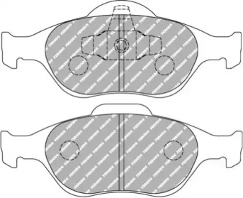 Комплект тормозных колодок (FERODO RACING: FCP1394R)