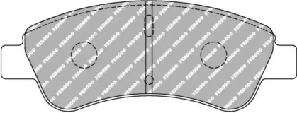 Комплект тормозных колодок (FERODO RACING: FCP1399H)